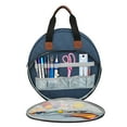 thumbnail image 3 of Estuche de bordado Gloria Bolsa de Mano Azul, 3 of 9