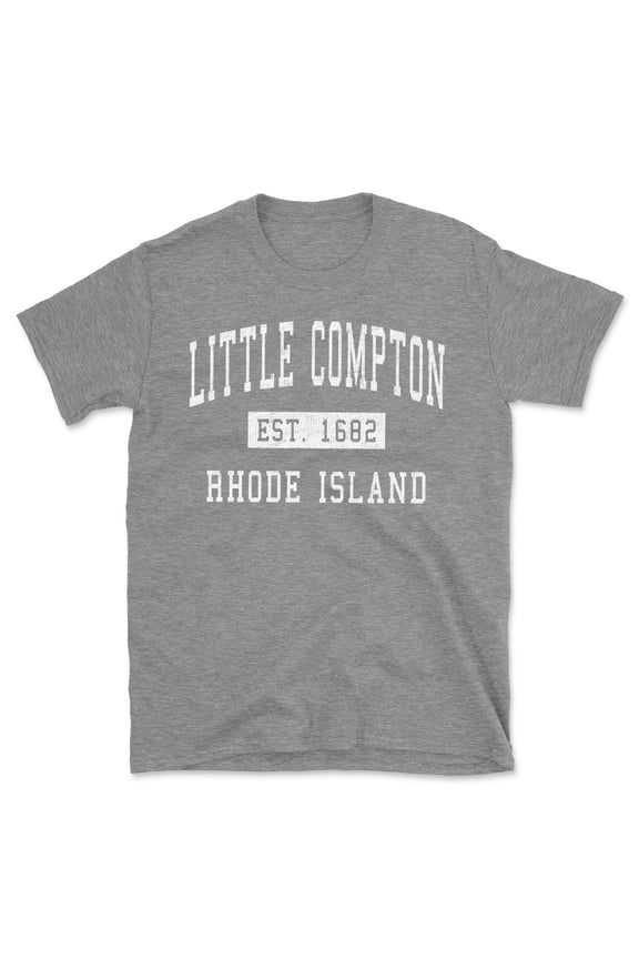 Little Compton Rhode Island Classic Established Men's Cotton T-Shirt