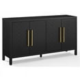 thumbnail image 2 of Crosley Furniture Darcy Sideboard Buffet Cabinet with Storage Shelves, Living Room, Kitchen, Dining, 2 of 13