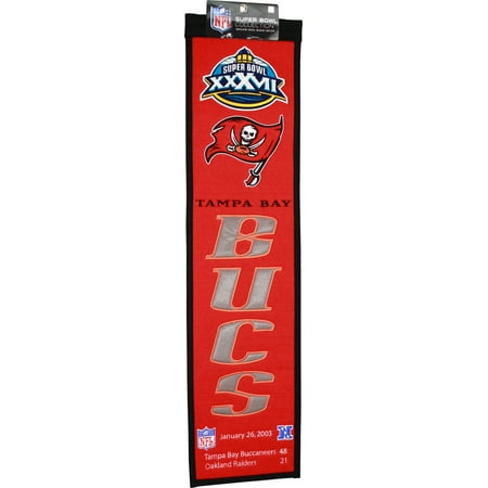 Super Bowl Dynasty Banner - Super Bowl XXXVII Tampa Bay Buccaneers Heritage Banner