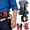 Blue, variant on Portable Self-Locking Power Tool Holster, Quick Draw Drill Holder for Tool Belt, Universal Cordless Drill Belt Clip with Elastic Strap for Construction Electricians DIY