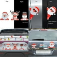 thumbnail image 4 of Christmas Reflective Santa Claus Reindeer Light Stickers Refrigerator Magnet Decals Car Xmas Decorations 2023 Removable Pvc, 4 of 4
