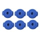 thumbnail image 4 of 6 piezas de tuercas de liberación rápida para tambor, piezas de kit de batería, reemplazo de hebilla de fijación profesional, tuerca de instalación, Azul, 4 of 8