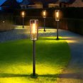 thumbnail image 6 of Solar Garden Lights, Outdoor Courtyard Lighting, Solar Powered Walkway Light with Automatic On/Off, Weather Resistant ABS Material, 8 Hours Bright Soft Illumination for Yard and Lawn, 6 of 9