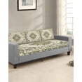 thumbnail image 2 of Sage Green Sofa Couch Cushion Covers Washable, Removable Stretchable Sectional Couch Covers, Southwest Tribal Antique Boho-Chic Farmhouse Slipcovers for L & T Shape Sofa Protector S Size 1 pc, 2 of 7