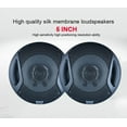 thumbnail image 6 of REAKOSOUND 2pcs 5 Inch 50W 2 Way Coaxial Car Speakers Automobile HiFi Full Range Frequency Sensitivity Power Loudspeaker, 6 of 13