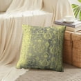 thumbnail image 4 of LALILO Throw Pillow Covers Modern And Damask Art Backdrop Brown Cushion Cover 18" x 18", 2 Pack, 4 of 6