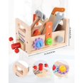 thumbnail image 2 of Caja de herramientas para niños, juguete para niños, niño de 3 años, adecuado para niños de 3, 4, 5, 6 y 7 años TUNC Sencillez, 2 of 5