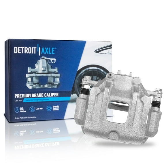 Detroit Axle - Front Left Brake Caliper w/ Bracket Replacement for 2010-2012 Hyundai Santa Fe, 2011-2013 Kia Sorento