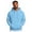 Sky Blue, variant on LTTVQM Hoodies for Men Oversized Street‑wear Pullover Hooded Sweatshirt Adjustable Drawstring Pocket Soft Daily Shirts