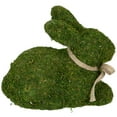 thumbnail image 3 of Northlight 11" Moss Sitting Bunny Rabbit Spring Easter Figure - Green/Tan, 3 of 7