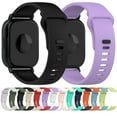 thumbnail image 2 of Silicone Strap for Redmi Watch 5 Lite / 5 Active Smart Watch Replacement Bracelet Sport Breathable Straps for Redmi Watch 5lite R5F-black 22mm, 2 of 6