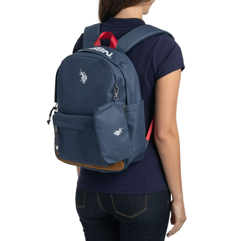 U.S. POLO ASSN. リュック U.S. Polo Assn. Navy Backpack - 20L Capacity - Walmart.com