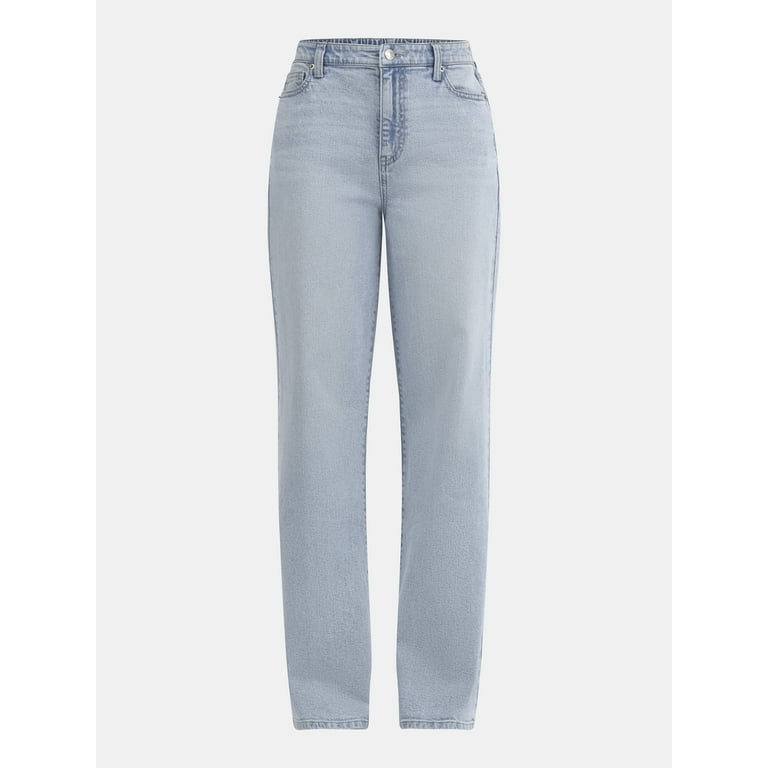 No Boundaries High Rise Baggy Wide Leg Jeans, 30'' Inseam No Boundaries High Rise Baggy Wide Leg Jeans, 30'' Inseam