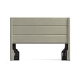 thumbnail image 3 of Pax Sleak Wingback Upholstered Headboard, Beige, Full/Queen, 3 of 6