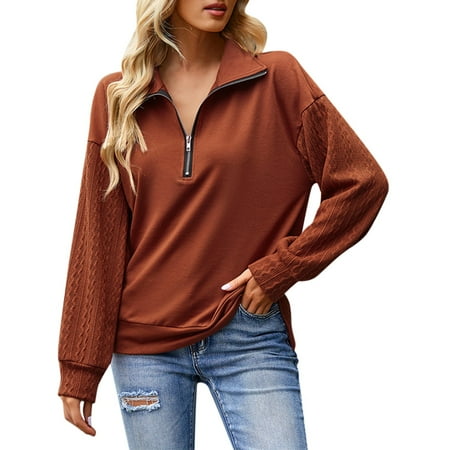 

Cotton Pajama Shirt Women Women S Tee Shirt Women Fashion Trend V Neck Zipper Stitched Casual Shirt Jacket plus Size Shirt Women