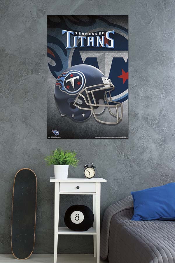 Tennessee Titans FEROCIOUS FOOTBALL NFL Football Theme Art 22x34 Wall POSTER