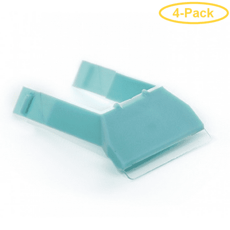 Mag Float Scraper Holder & Blade for Small & Medium Acrylic Aquarium Cleaners 1 count - Pack of 4