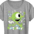 thumbnail image 3 of Disney Monsters Inc - Mike Yay It's My Birthday - Women's Short Sleeve Graphic T-Shirt, 3 of 5