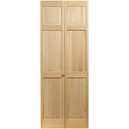 AWC #300 Mfj Poly 1-1/8" Pine 3 Raised Panel Bifold Door