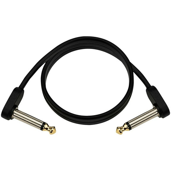 D'Addario 2 Foot Flat Patch Cable Single
