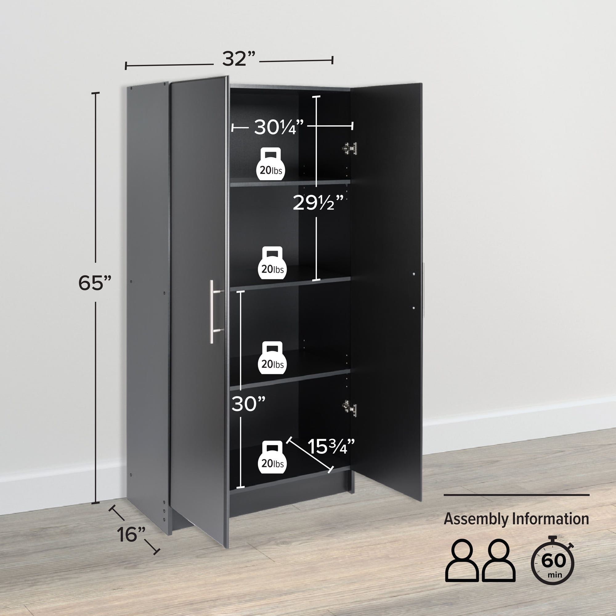 32 inch sale tall storage cabinet