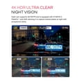 thumbnail image 3 of Vantrue 4K Mini Dash Cam Front, STARVIS 2 Platepix™ HDR Night Vision, Built-in 5G WiFi GPS, Voice Control, 24/7 Buffered Parking Mode, 3 of 9