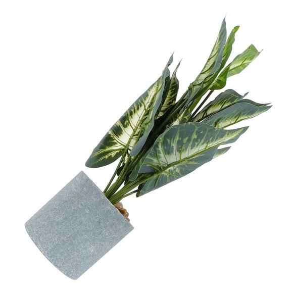 WHAMVOX  Indoor Simulation Taro Leaves Home Decoration Accessory Imitation Green Plant