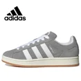 thumbnail image 3 of Zapatillas de skate Adidas Originals CAMPUS 00s para hombre y mujer, de moda, para el tiempo libre, antideslizantes, resistentes al desgaste, con absorción de impactos, color gris y rojo, 3 of 5