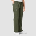 thumbnail image 3 of Wink WonderFLEX Women's Faith Multi-Pocket Cargo Scrub Pant, Forest Green, XL, 3 of 5