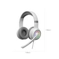 thumbnail image 3 of Latrodar Gaming Headset With Microphone Most Laptop Over-Ear Practical&Affordable tereo Surround Sound White 8x7.8 Inch Home Decor, 3 of 5