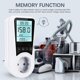 thumbnail image 5 of Electricity Meter For Socket Electricity Meter, 16a Energy Cost Meter, Electricity Consumption Meter With Lcd Backlight, 7 Monitoring Modes, Overload, 5 of 5