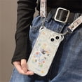 thumbnail image 2 of Estuche con cordón cruzado con orejas de oso y flor bonita coreana para iPhone 14 13 12 11 Pro XS Max X XR 7 8 Plus, funda blanda a prueba de golpes con correa Tan Jianjun unisex, 2 of 2