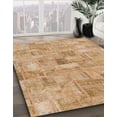 thumbnail image 3 of Ahgly Company Machine Washable Indoor Rectangle Abstract Orange Area Rugs, 7' x 10', 3 of 7