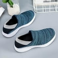thumbnail image 4 of Chenyee Womens Slip On Loafers Comfortable Walking Shoes Breathable Knit Sneakers for All Season, 4 of 7