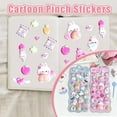 thumbnail image 5 of Cute Puffy Stickers – Kawaii 3D Bubble Foam Bear & Bunny Stress-Relief Stickers for Phone Case, Notebook & DIY Crafts, Fun Gift for Teens (Pink), 5 of 10