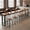 55"L*16"W*41.3"H, variant on Narrow Counter Height Bar Table, Solid Wood Farmhouse Pub Table with Sturdy Metal Legs, 2" Thick Tabletop, 16" Deep High Top Breakfast Bar Table for Small Spaces, Behind Sofa Console Table, Kitchen