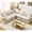 Beige, variant on L Shaped Sectional , 5 Comfortable Couch With Foam Filling, Dark Gray Upholstery For Home Comfy Couch, 5 Seat Modular Pocket Spring, Decor
