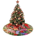 thumbnail image 5 of Spring Flowers Summer Christmas Tree Skirts 36", Xmas Tree Cloth Mats Trees Skirts for Decor Gift, Home Decoration, 5 of 6