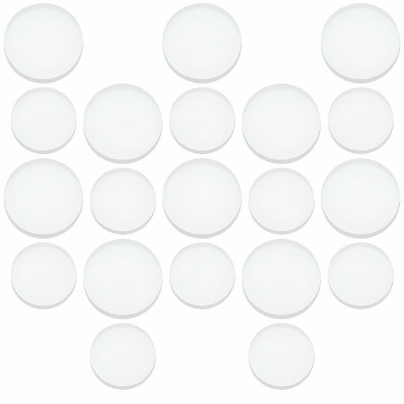 LAMIRO 20 Pcs Glass Non-Slip Gel Pad Table Bumpers Antislip Furniture Pads Clear Transparent Protector Cabinet Rubber