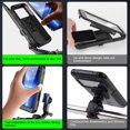 thumbnail image 2 of Soporte impermeable para teléfono móvil con rotación de 360 ​​grados para teléfonos de 4 a 7 pulgadas (manillar), 2 of 3