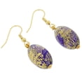 thumbnail image 2 of GlassOfVenice Murano Glass Ca D'Oro Olives Earrings - Cobalt Blue, 2 of 4