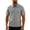 Light Gray, variant on Zip Up Shirt Men Summer Short Sleeve Full Zipper Casual Collared Waffle Shirts