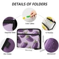 thumbnail image 3 of Organ Folder 14.2 x 0.8 x 10.6 Inches 13 Separate Pockets A4 Size Documents Folder A Sort Storage File Manager For The Home Office Purple Eggplant, 3 of 7
