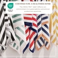 thumbnail image 2 of 100% Cotton Velour Stripe Border Oversized Beach & Pool Towels - 35" x 70", 2 of 6