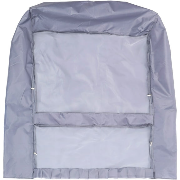 LIFKOME Clear Oxford Wardrobe Cover Moisture Resistant Clothes Garment Suit Hanging Storage Bag Gray Narrow Size