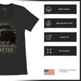 thumbnail image 6 of The Power Has Shifted V-Neck T-shirt 702HP American Pickup Truck Offroad Muscle 4x4 High Torque Built For Power Tee, 6 of 7