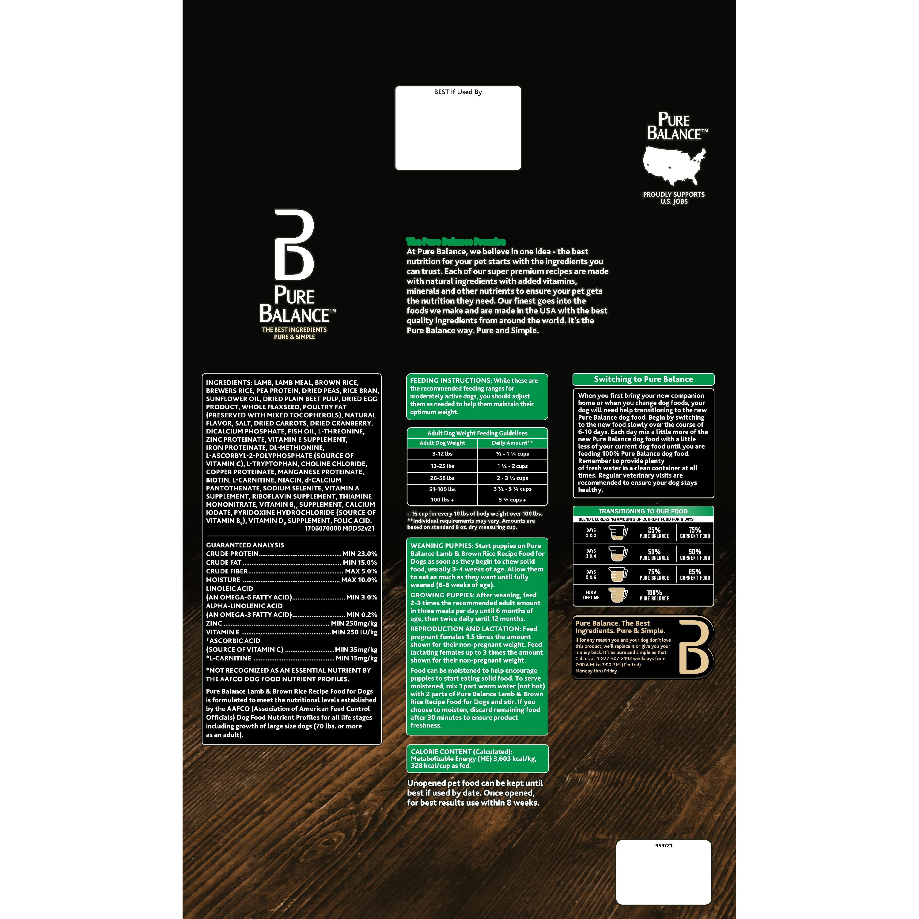 Pure Balance Dog Food Nutrition Facts seeds.yonsei.ac.kr