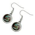 thumbnail image 2 of Mad Scientist with Beakers Brain Novelty Dangling Drop Charm Earrings, 2 of 3