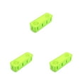 thumbnail image 3 of tamizeot Power Electric Cable Outlet Reusable Dustproof Solid Color Organizer Manager Green 3Set, 3 of 6